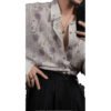 Men's Idle Style Hollow Flower Long Sleeve Shirt - Image 5