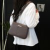 Soft Leather Multi-layer Crossbody Bag For Middle-aged People - Image 2