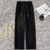 Men's Summer Thin Loose Straight Drooping Texture Pants - Image 6