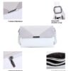 Contrast Color Small Square Box Fashion Shoulder Bag - Image 8