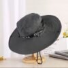 Men's Outdoor Deep Top Big Brim Breathable Sun Hat - Image 7