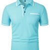 Men's Casual Lapel Short Sleeve T-shirt - Image 5