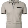 Men's Casual Lapel Short Sleeve T-shirt - Image 8