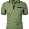 Men's Casual Lapel Short Sleeve T-shirt - Image 7