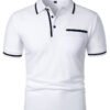 Men's Casual Lapel Short Sleeve T-shirt - Image 6