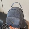 Korean Style Solid Color High-end British Casual Backpack - Image 3