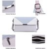 Contrast Color Small Square Box Fashion Shoulder Bag - Image 10